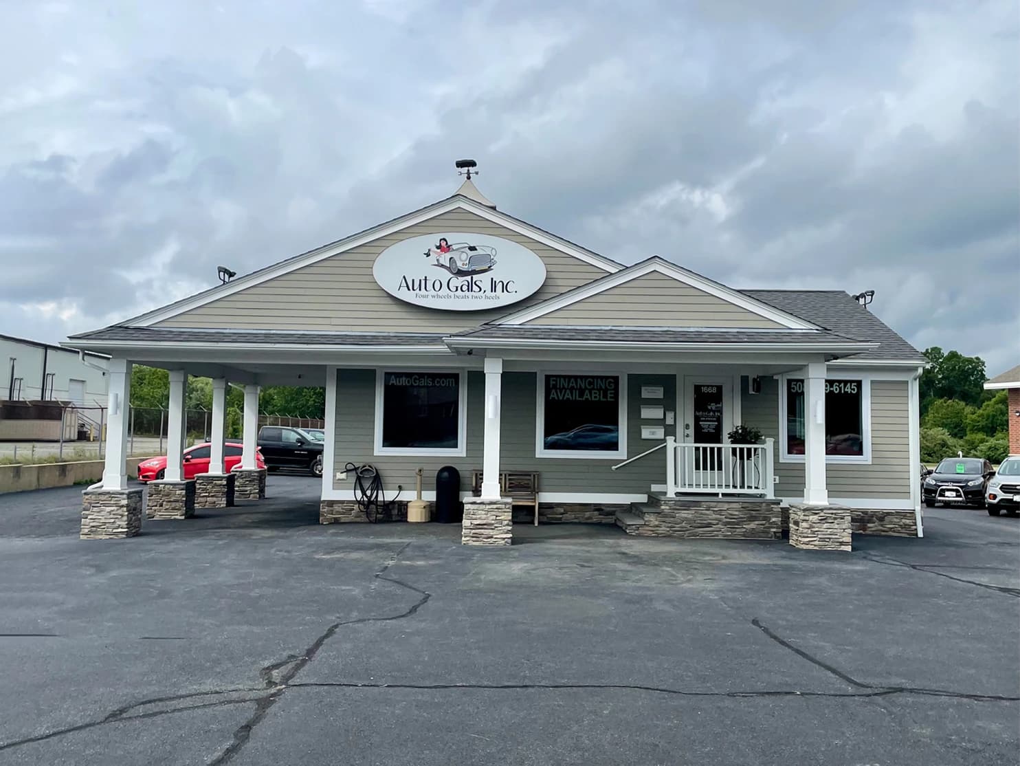 Auto Gals, Inc. storefront in Swansea, MA